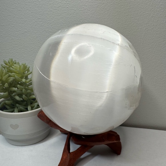 Huge Selenite Crystal Sphere